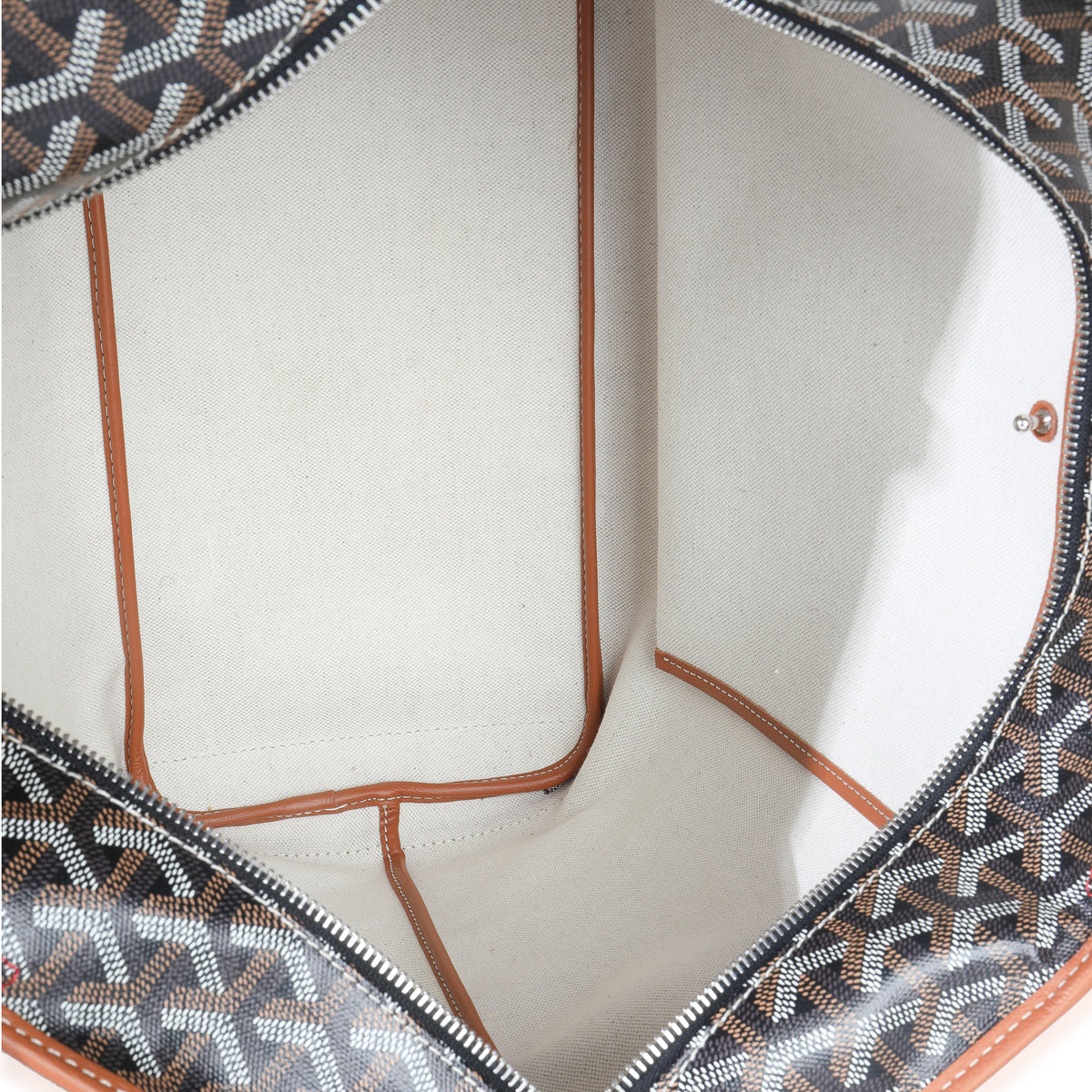 Gold Black Goyardine Canvas Artois MM