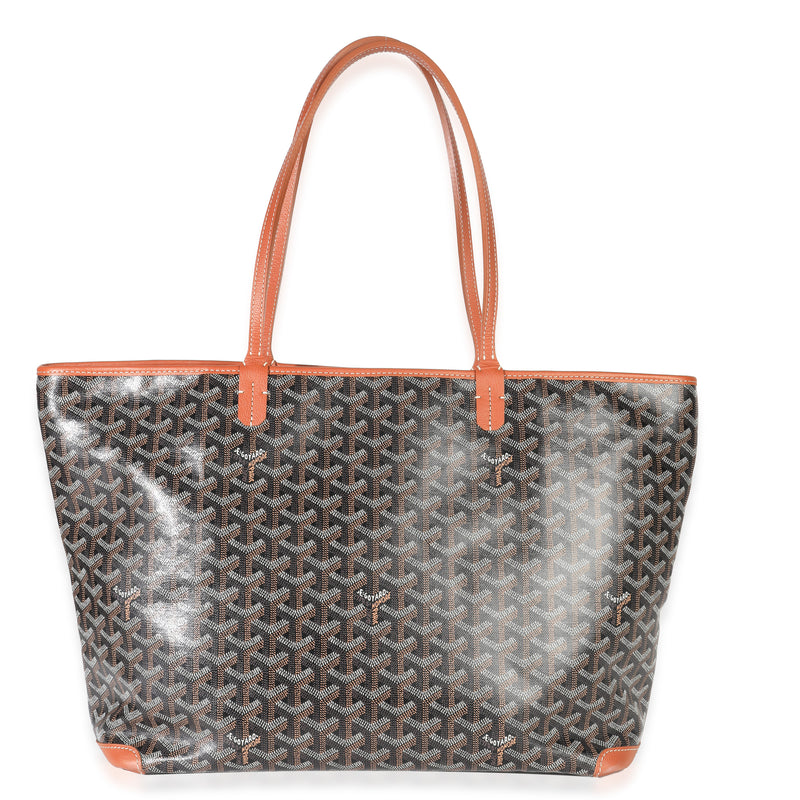 Gold Black Goyardine Canvas Artois MM