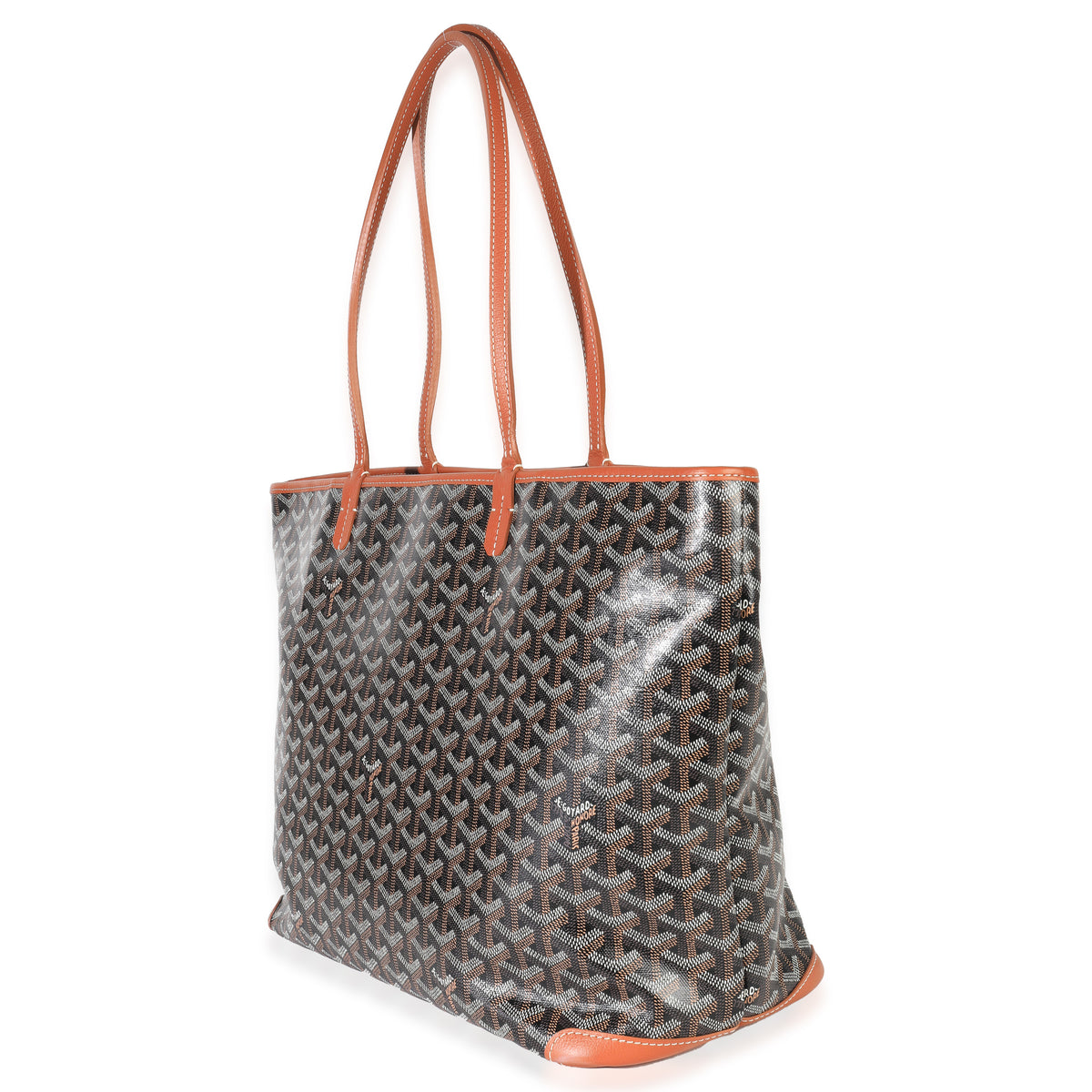 Gold Black Goyardine Canvas Artois MM