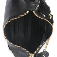 Black Saffiano Lux Re-Edition 2005 Shoulder Bag