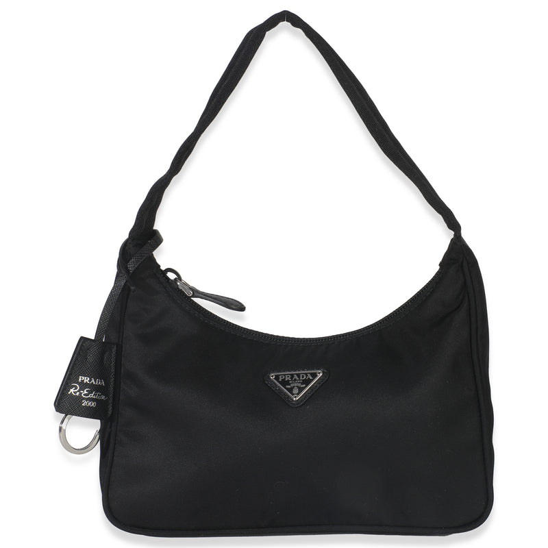 Black Re-Nylon Re-Edition 2000 Mini Bag