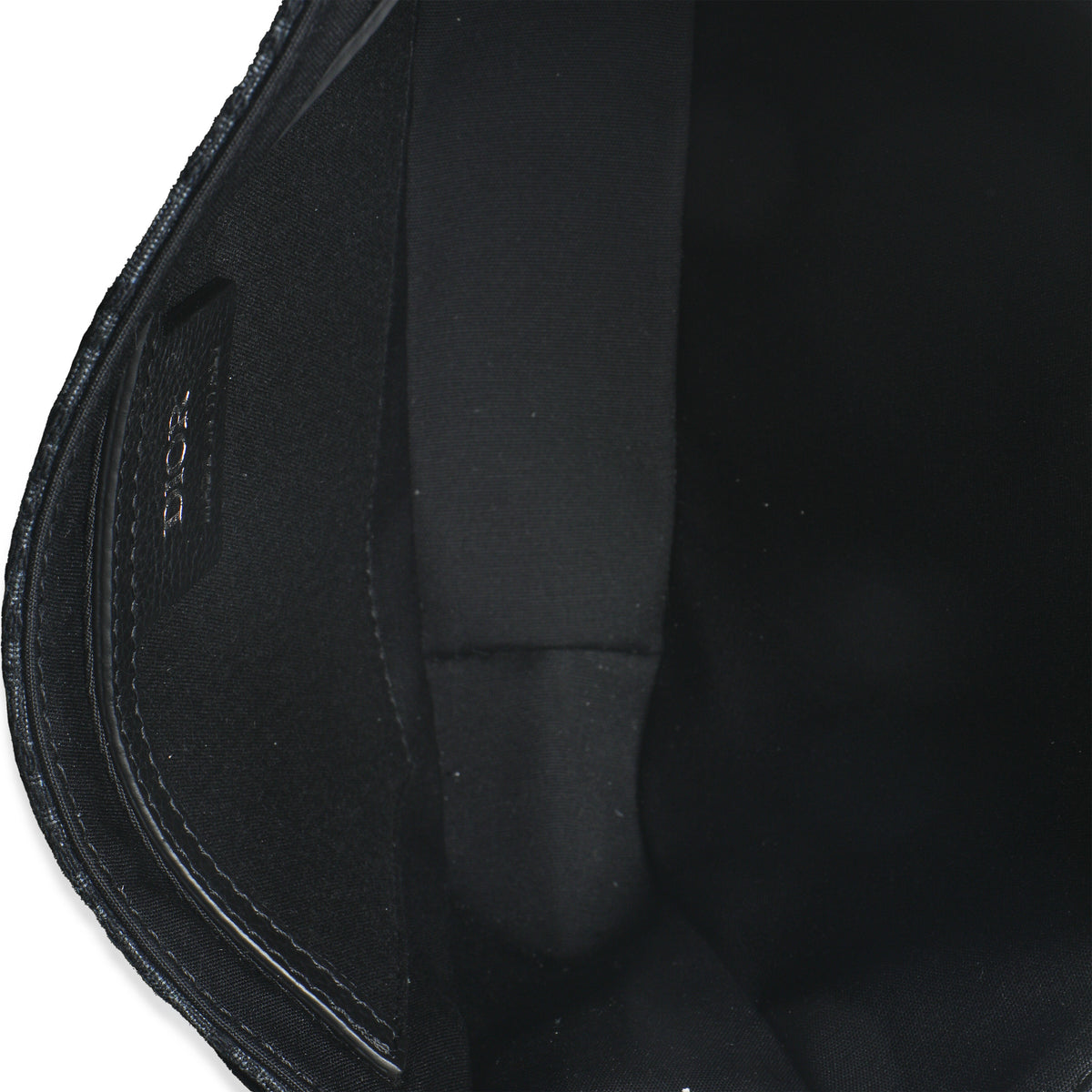 Christian Dior Black Oblique Canvas Small Saddle Messenger Bag Handbag ad2
