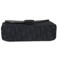 Christian Dior Black Oblique Canvas Small Saddle Messenger Handbag box
