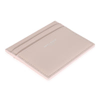 Saint Laurent Light Pink Grain De Poudre Credit Card Case Wallet box