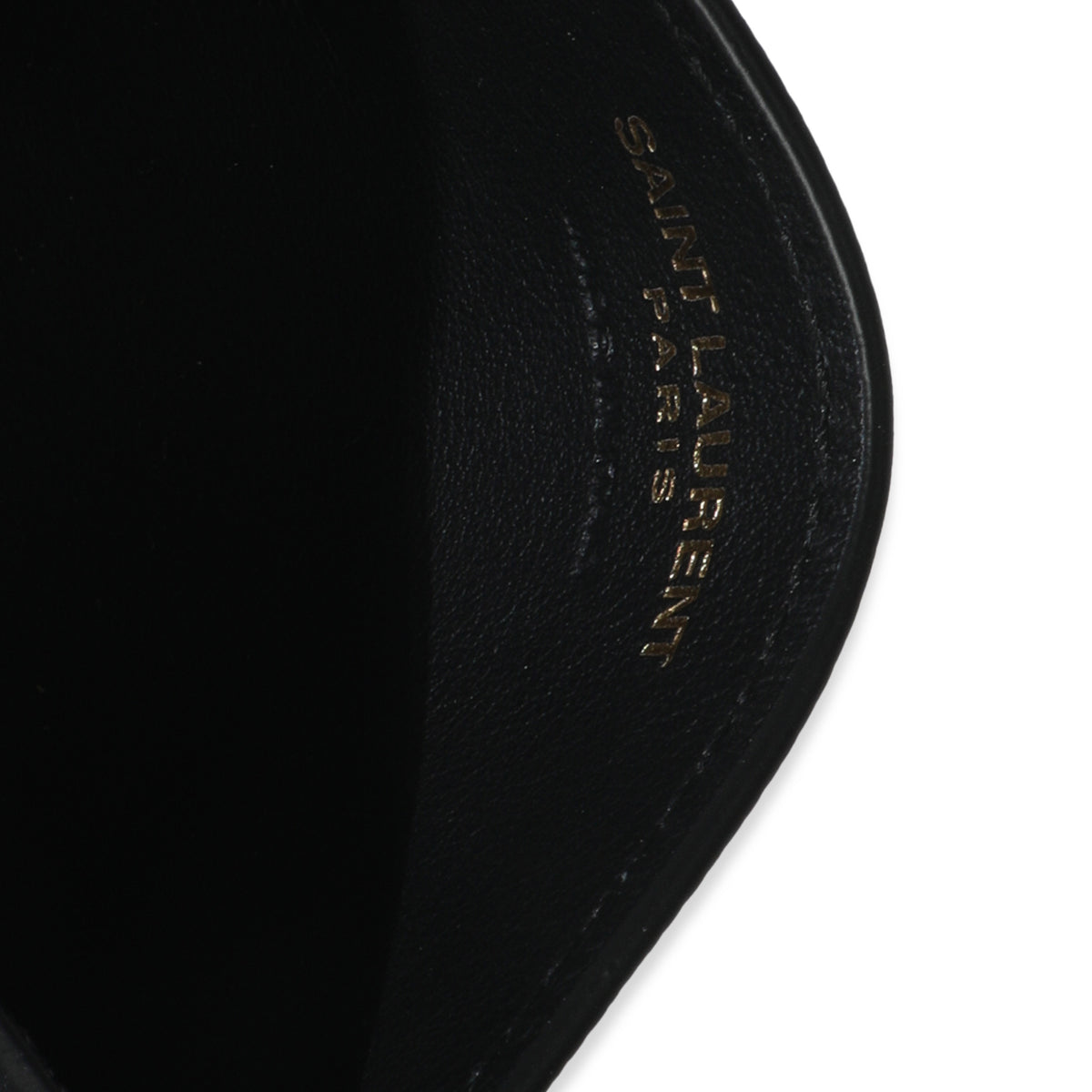 Black Grain De Poudre Matelasse Cassandre Card Case