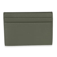 Light Khaki Grain De Poudre Credit Card Case