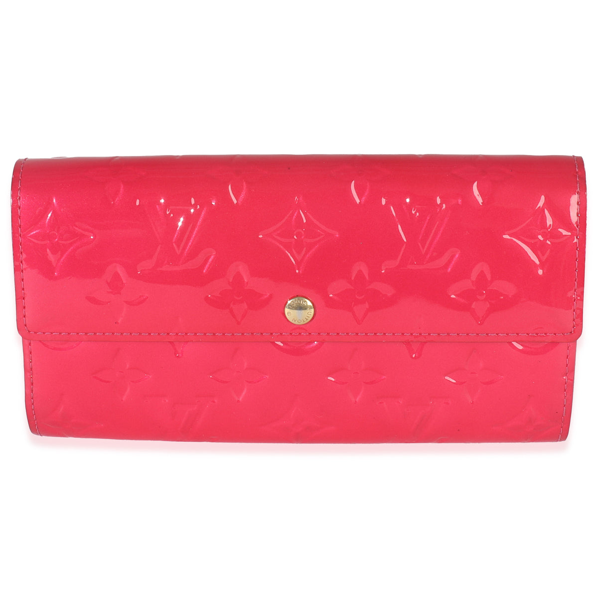 Rose Pop Monogram Vernis Sarah Wallet