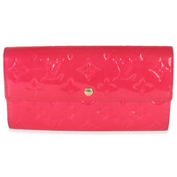 Rose Pop Monogram Vernis Sarah Wallet