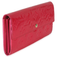 Rose Pop Monogram Vernis Sarah Wallet