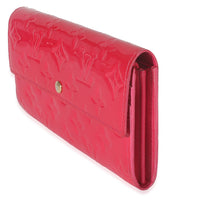 Rose Pop Monogram Vernis Sarah Wallet