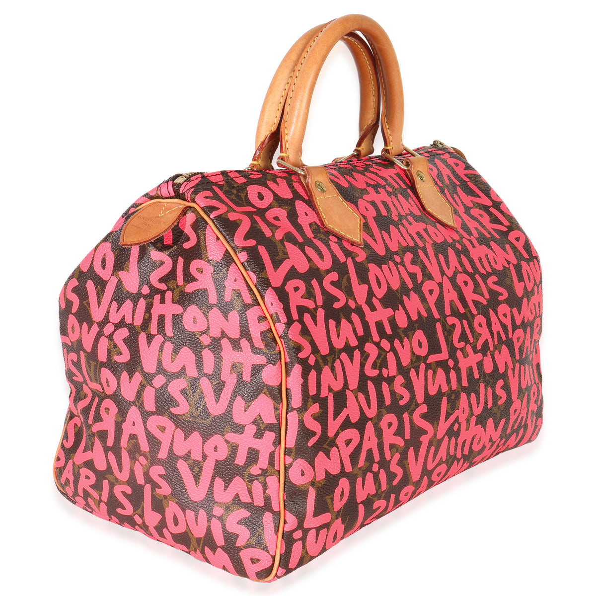 x Stephen Sprouse Fuchsia Monogram Canvas Graffiti Speedy 30