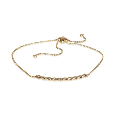 Yellow Gold  Petite Station Bracelet