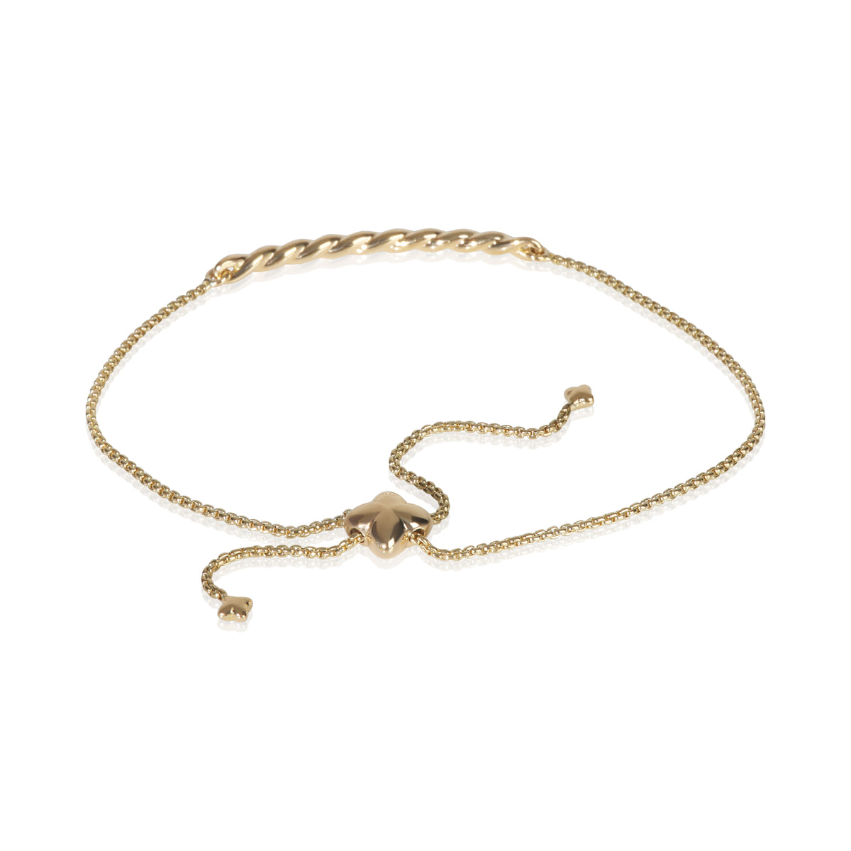 Yellow Gold  Petite Station Bracelet