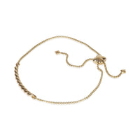 Yellow Gold  Petite Station Bracelet