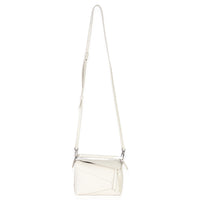 Sand Grained Calfskin Mini Puzzle Edge Bag