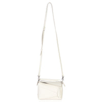 Sand Grained Calfskin Mini Puzzle Edge Bag