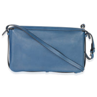 Fendi Blue Nappa Medium Simply  Shoulder Bag Handbag bv