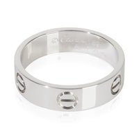 White Gold  Love Ring