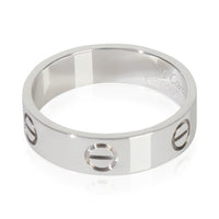 White Gold  Love Ring
