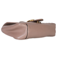 Porcelain Rose Matelasse Calfskin Medium GG Marmont Shoulder Bag