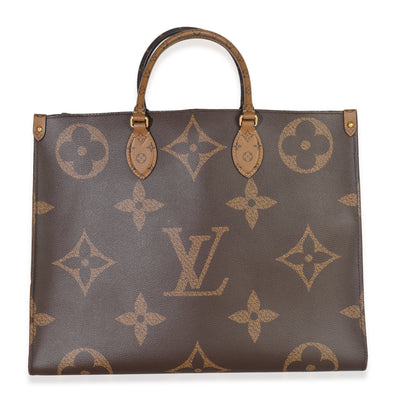 Reverse Monogram Canvas Onthego GM