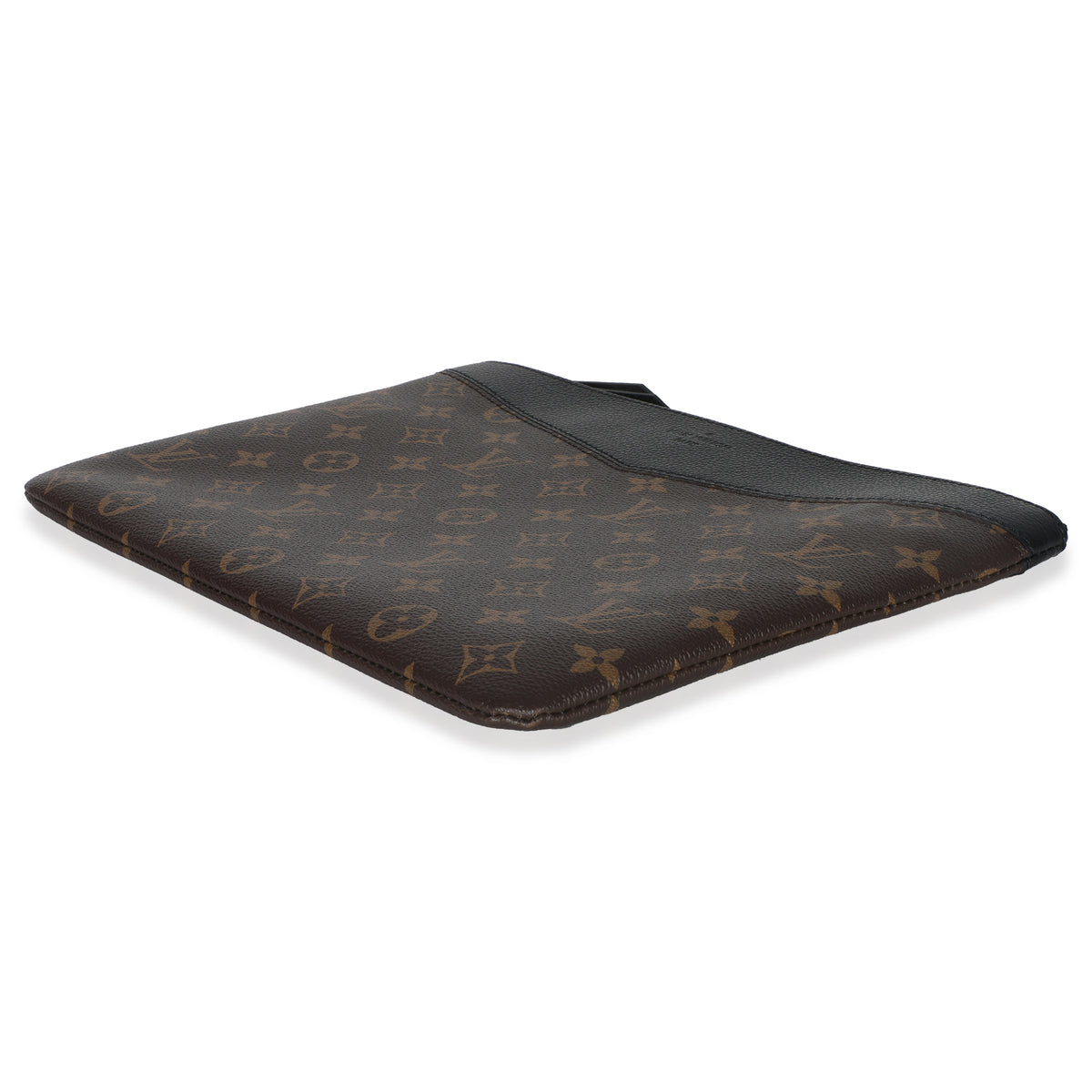 Black Monogram Canvas Daily Pouch