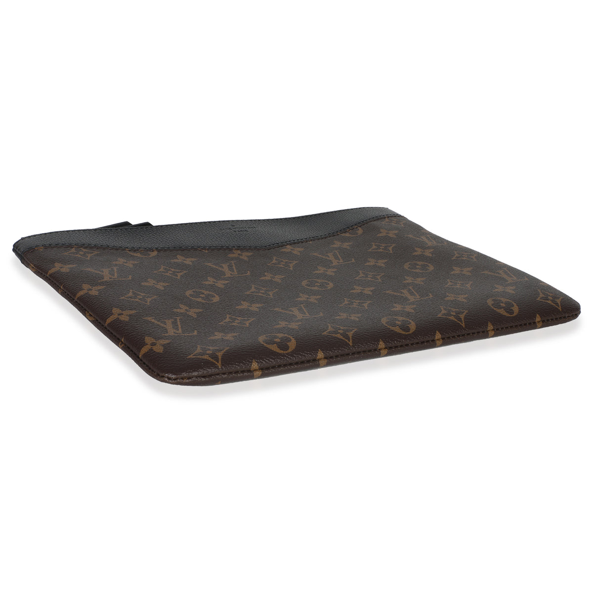 Black Monogram Canvas Daily Pouch