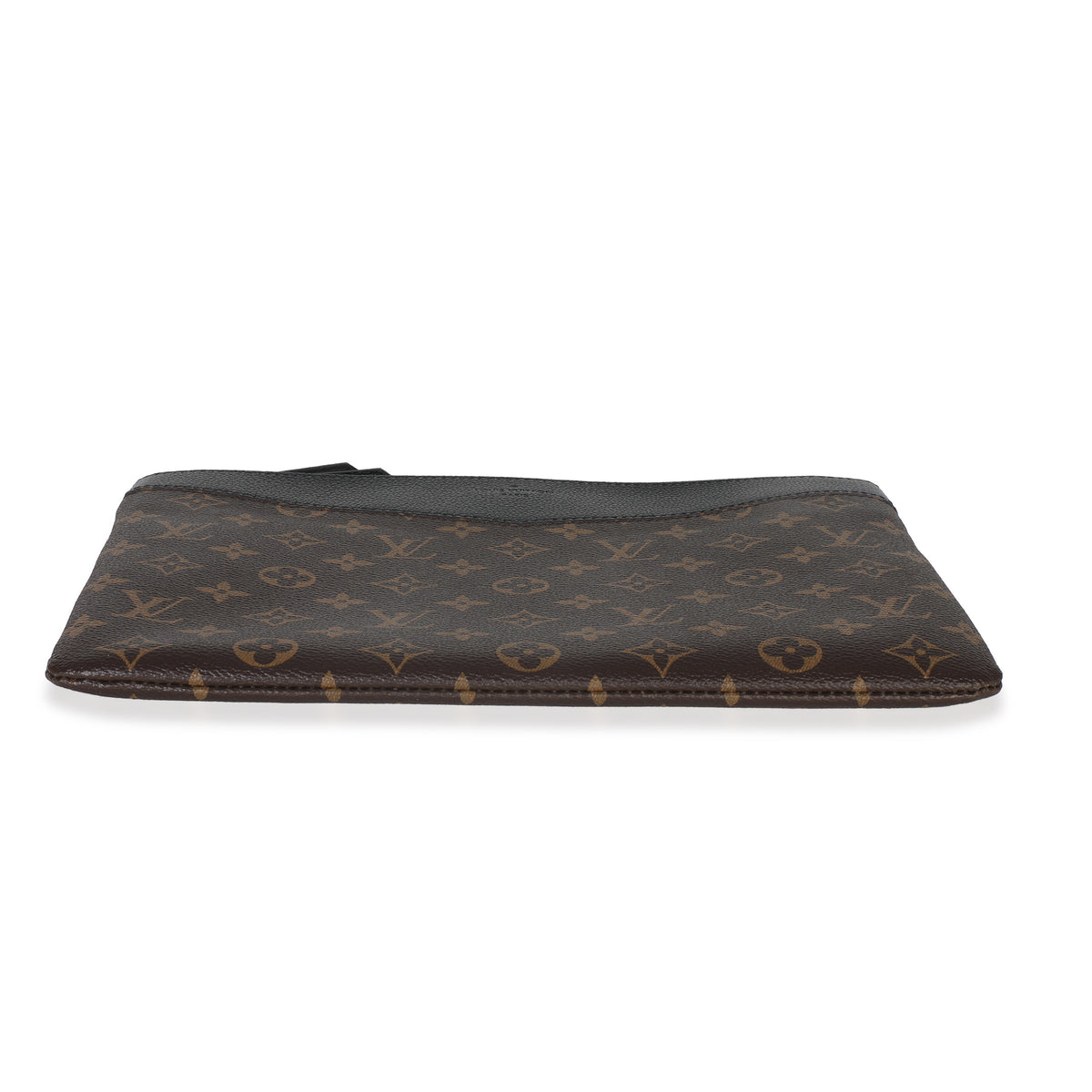Black Monogram Canvas Daily Pouch