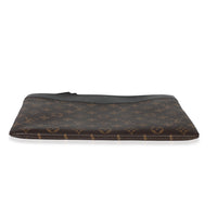 Black Monogram Canvas Daily Pouch