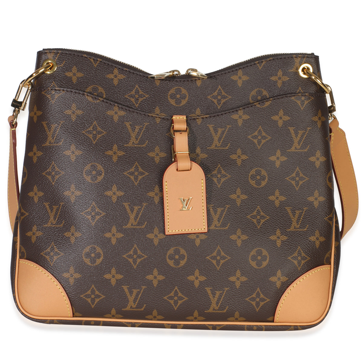 Natural Monogram Canvas Odeon MM