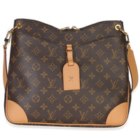 Natural Monogram Canvas Odeon MM