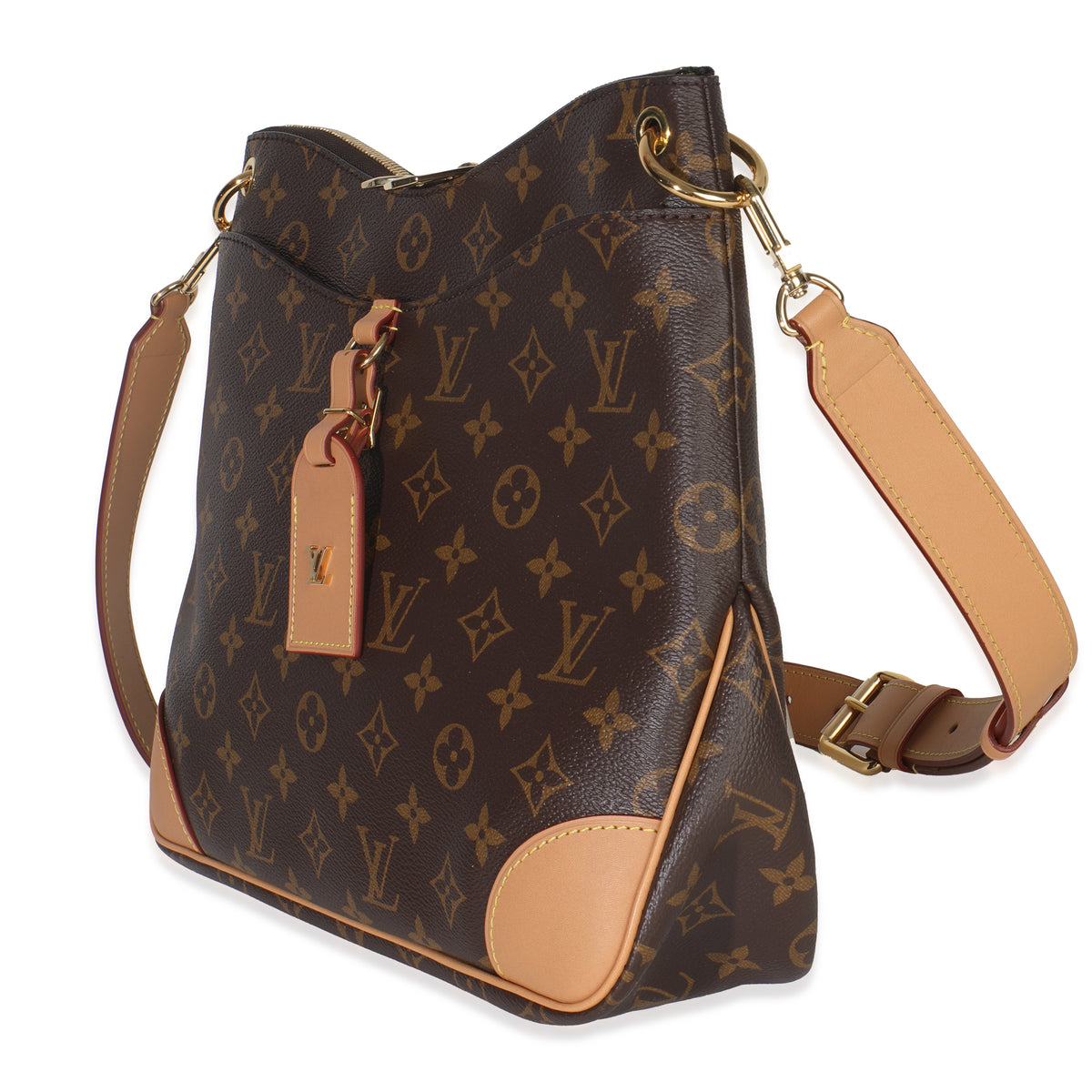 Natural Monogram Canvas Odeon MM