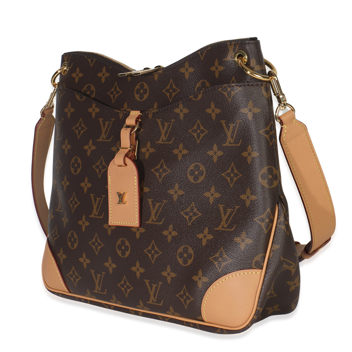 Natural Monogram Canvas Odeon MM