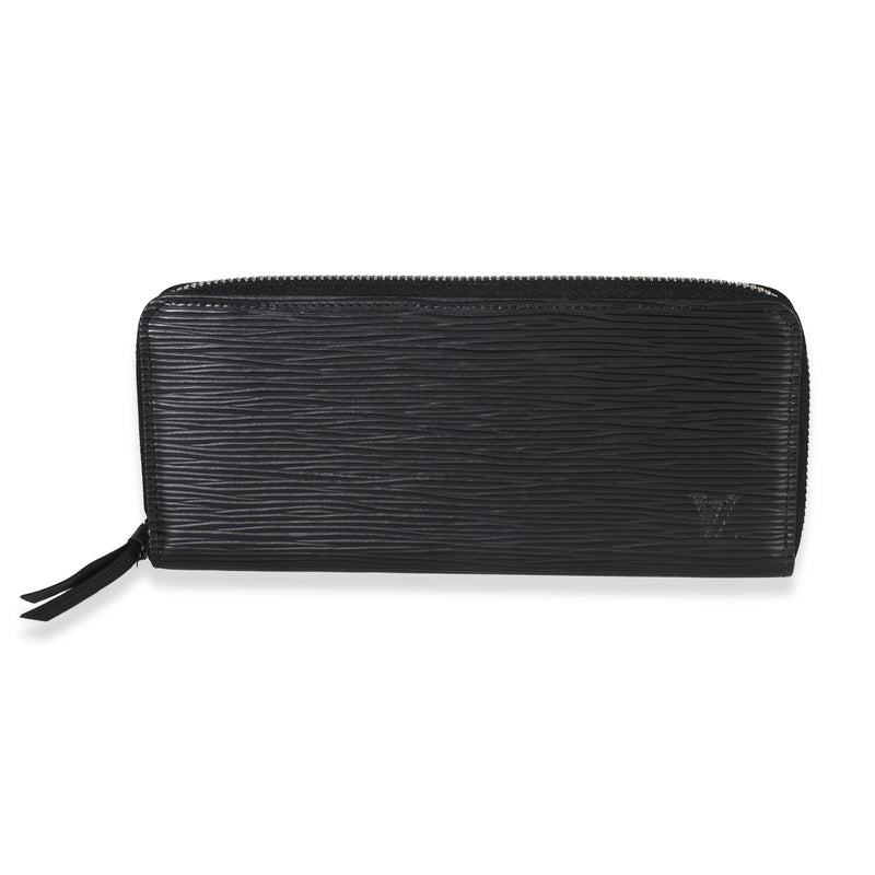 Black Epi Clemence Wallet