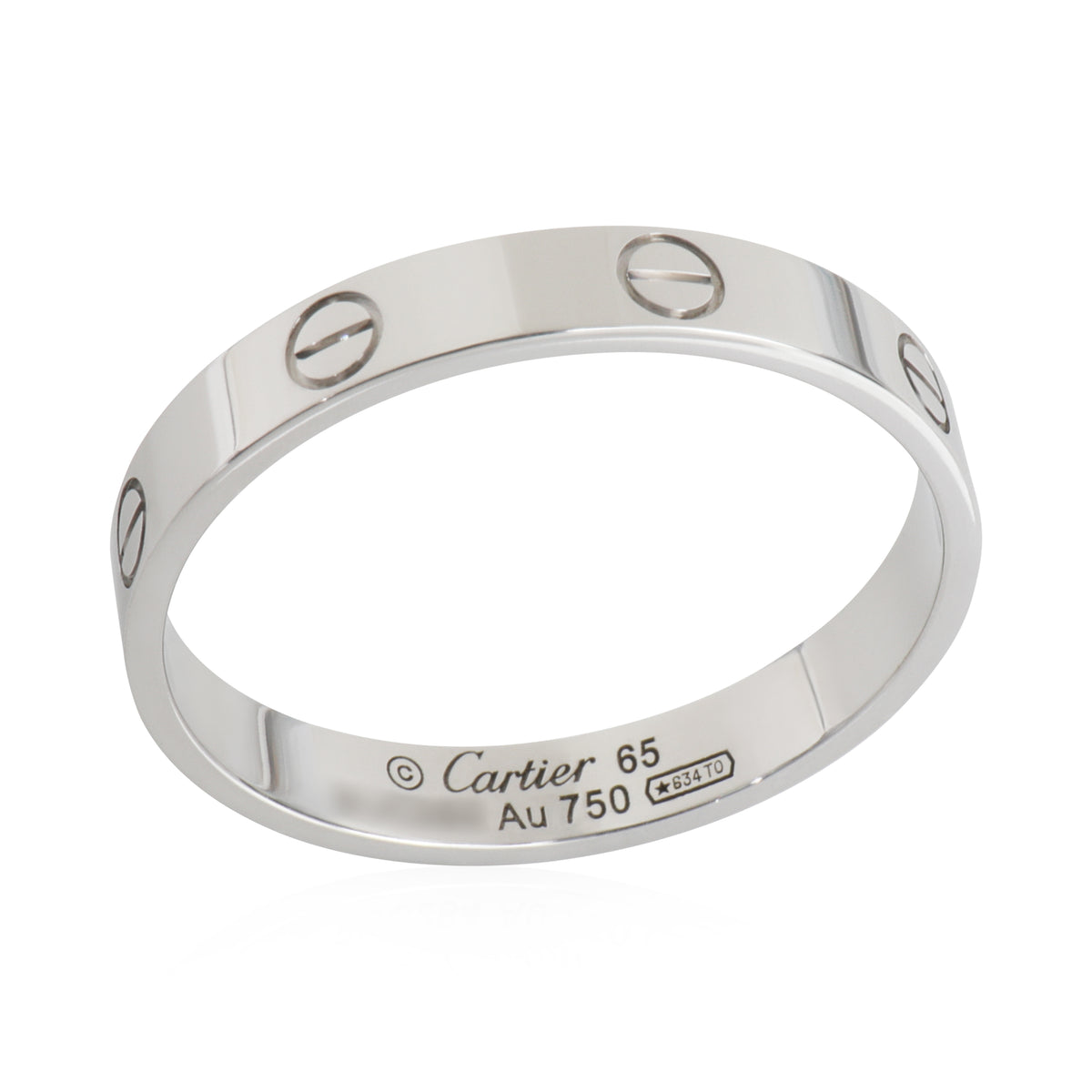 White Gold  Small Model Love Ring