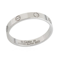 White Gold  Small Model Love Ring