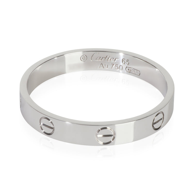 White Gold  Small Model Love Ring