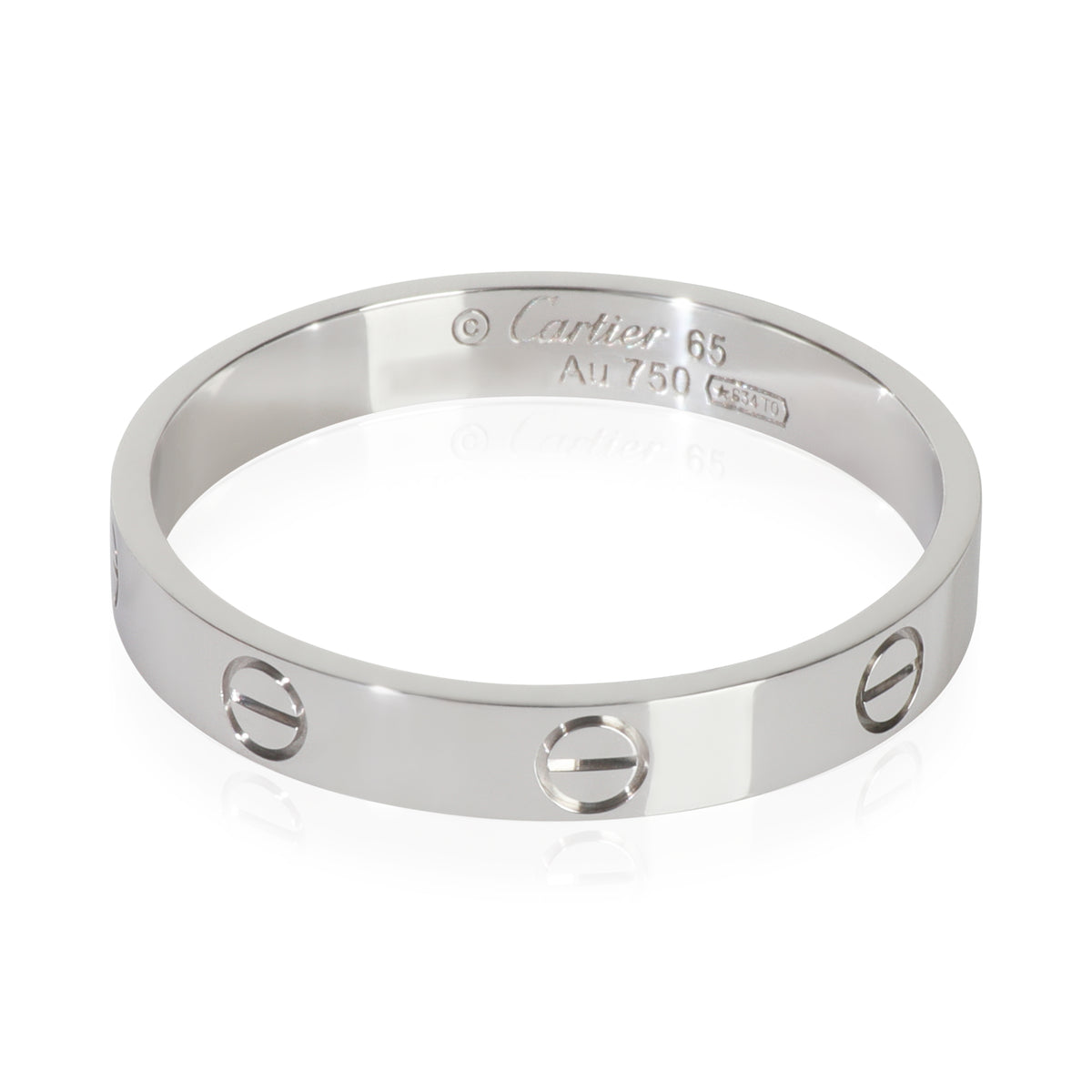 White Gold  Small Model Love Ring