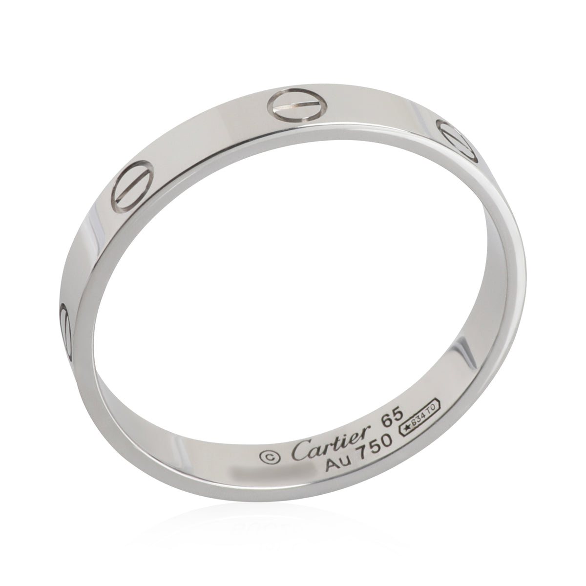 White Gold  Small Model Love Ring