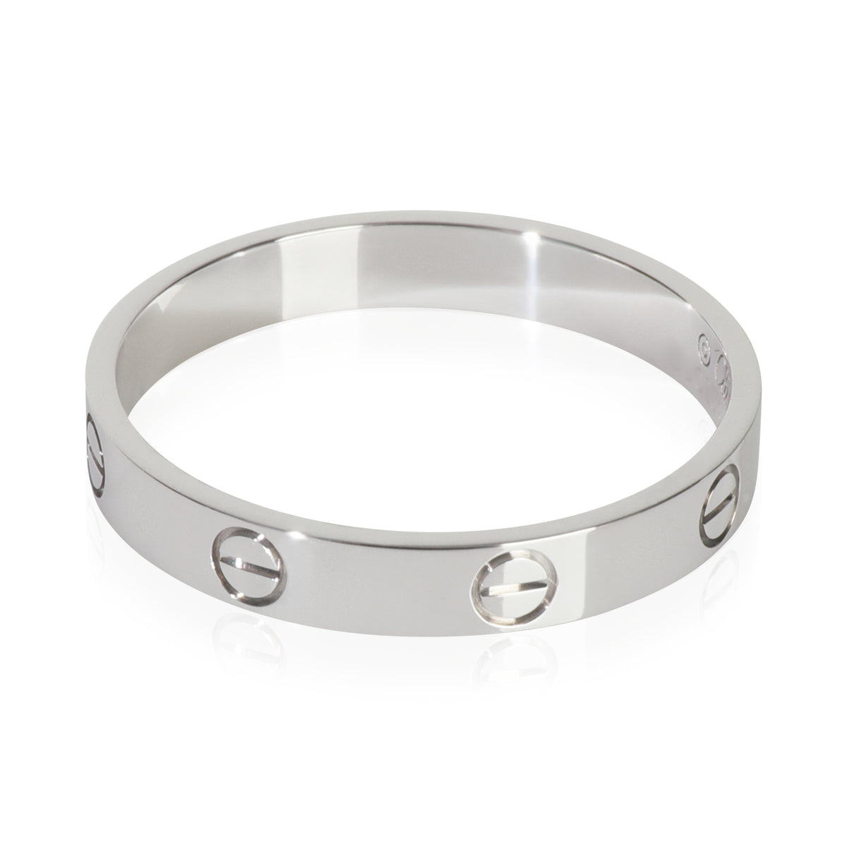 White Gold  Small Model Love Ring