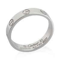 White Gold  Small Model Love Ring