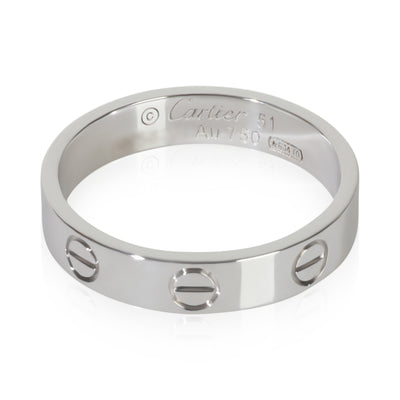 White Gold  Small Model Love Ring