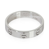 White Gold  Small Model Love Ring
