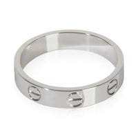 White Gold  Small Model Love Ring