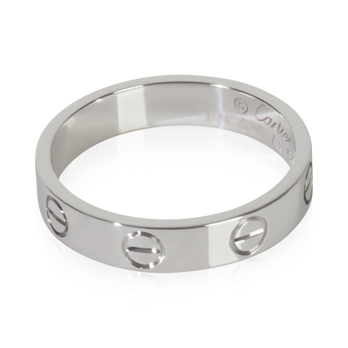 White Gold  Small Model Love Ring