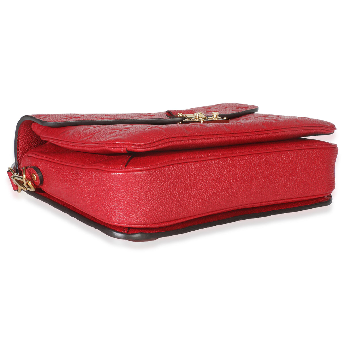 Louis Vuitton Scarlet Monogram Empreinte Pochette Metis Handbag clasp