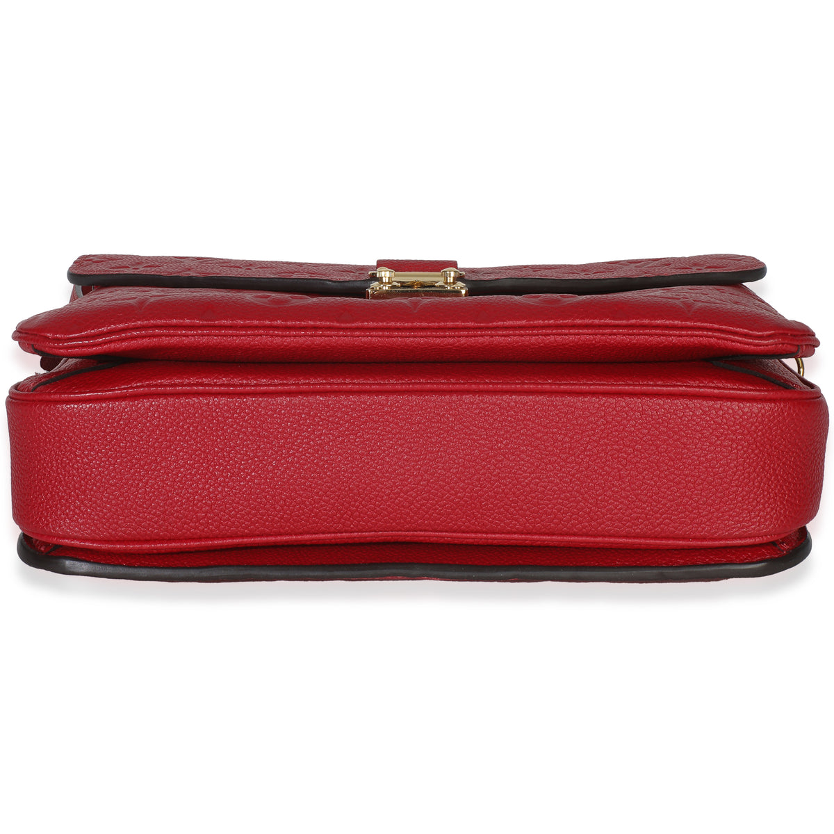 Louis Vuitton Scarlet Monogram Empreinte Pochette Metis Handbag stamp