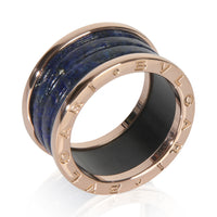 Rose Gold Lapis B.zero1 Ring