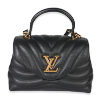 Louis Vuitton Black Calfskin New Wave Hold Me Top Handle Bag Handbag fv