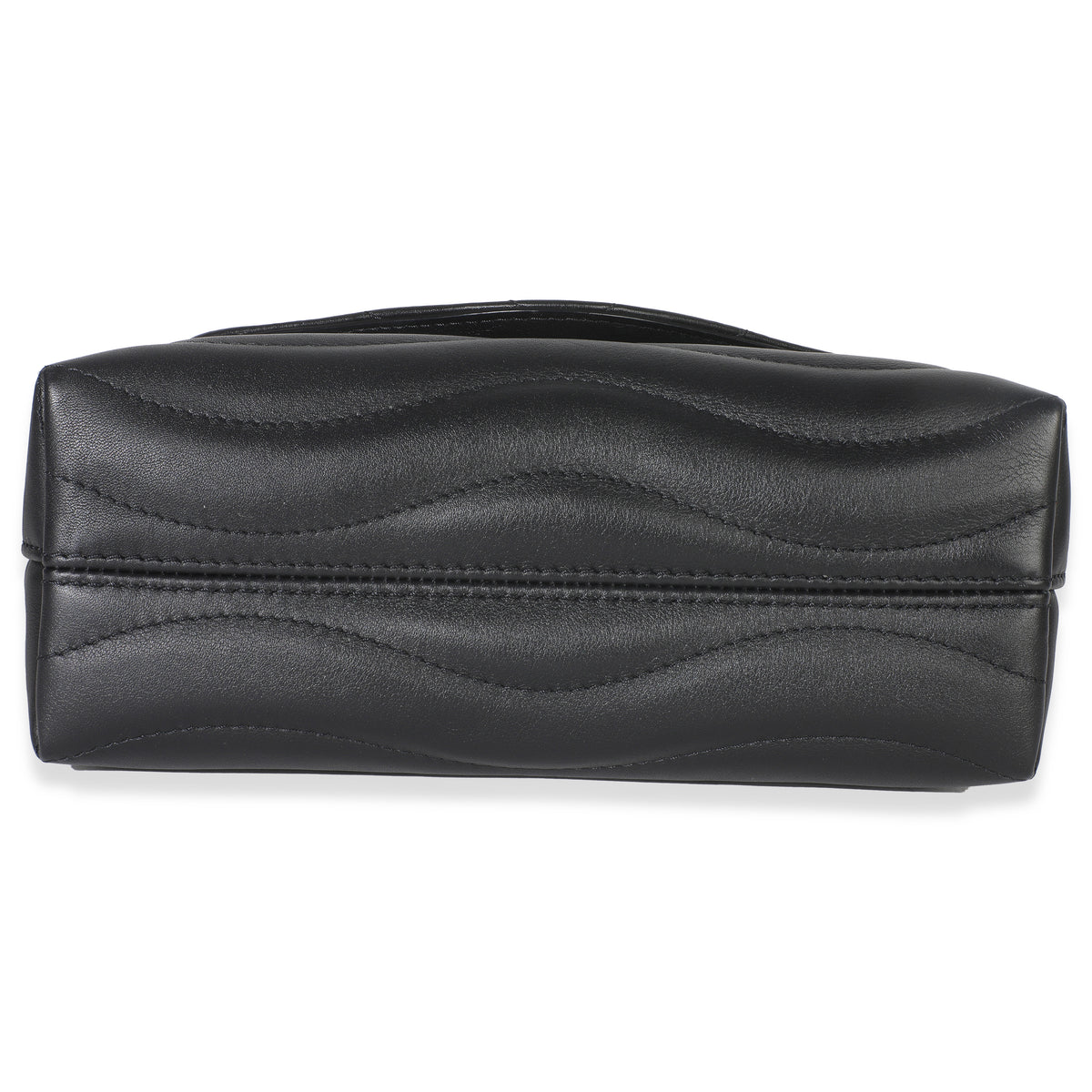 Louis Vuitton Black Calfskin New Wave Hold Me Top Handle Bag Handbag stamp